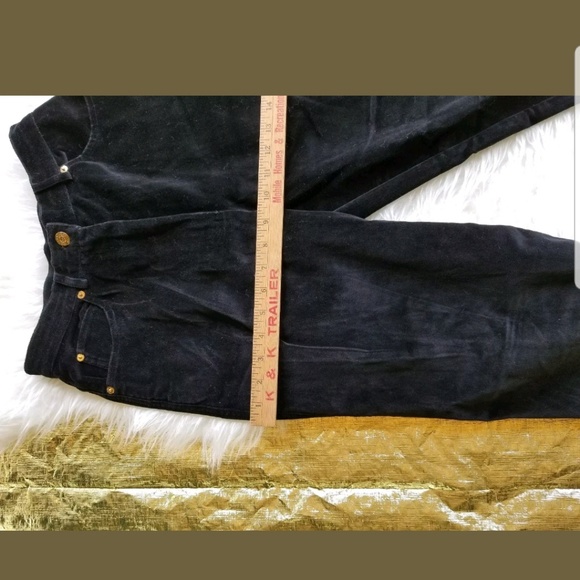 St.John Sport Pants Velvet Velour Gold Tag Marie G - Picture 4 of 7